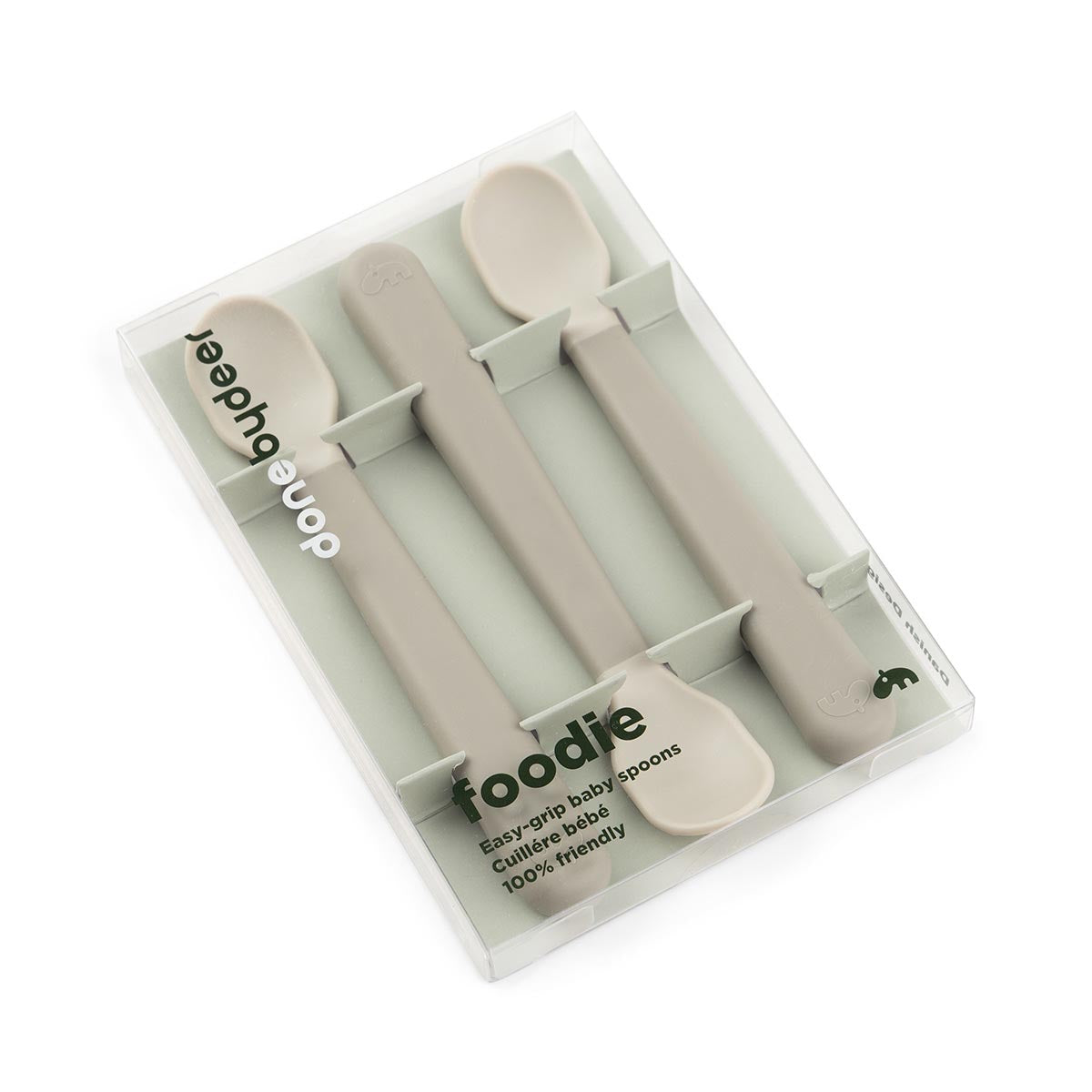 Done by Deer Foodie Easy Grip Spoons Sand