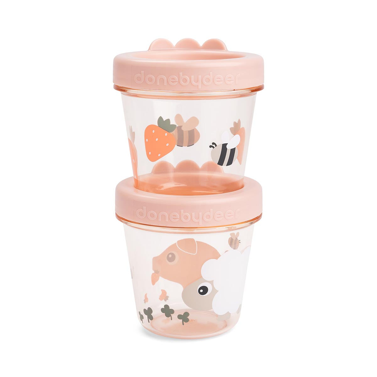 Done by Deer Baby Food Containers 2pk Powder