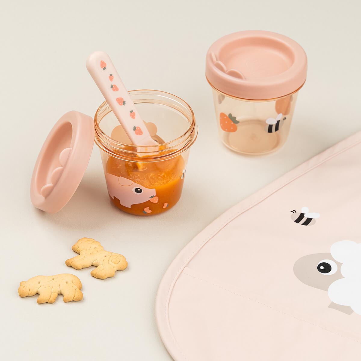 Done by Deer Baby Food Containers 2pk Powder