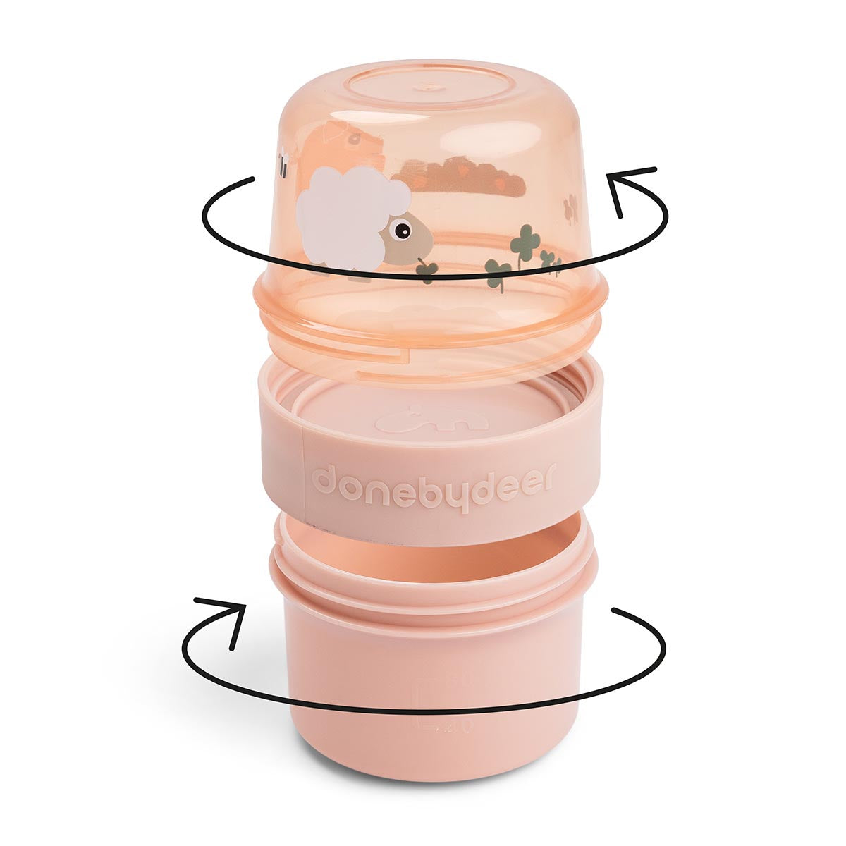 Done by Deer 2-Way Snack Container Powder