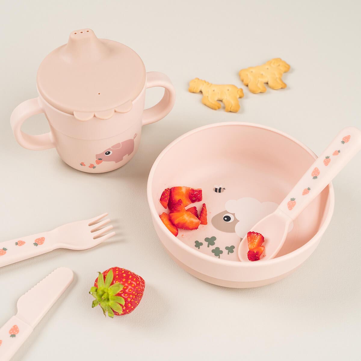 Done by Deer Foodie Bowl Tiny Farm Powder