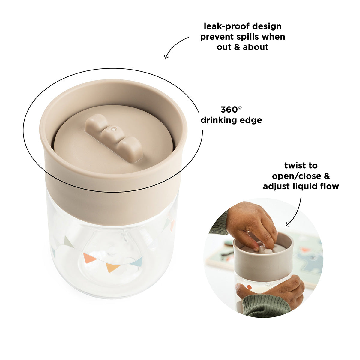 Done by Deer Learning Cup 360° Sand