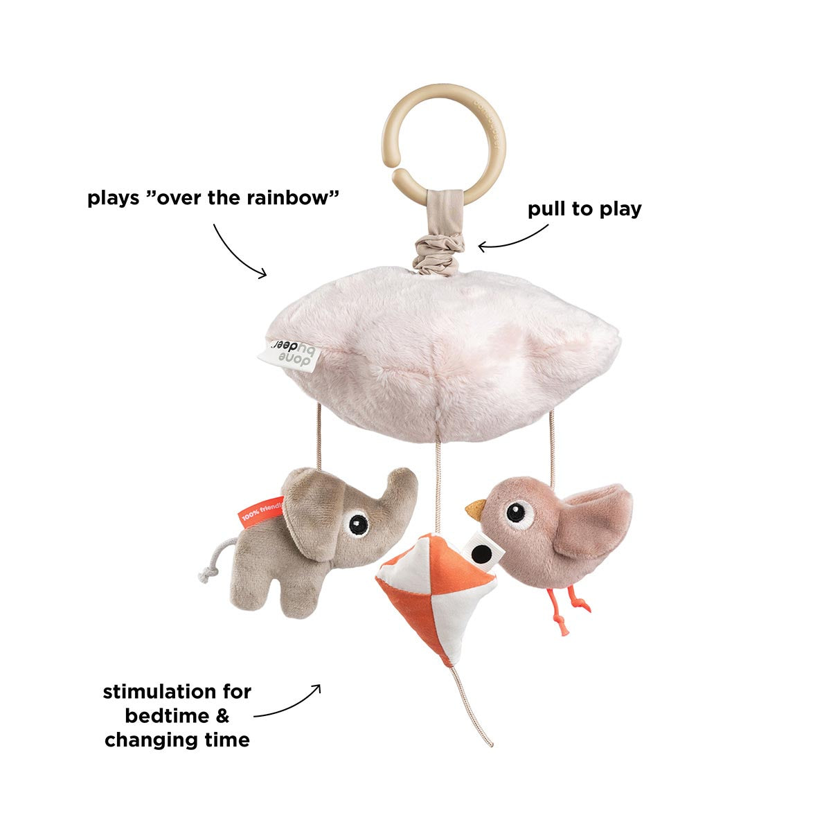 Done by Deer Musical Mobile Playground Powder
