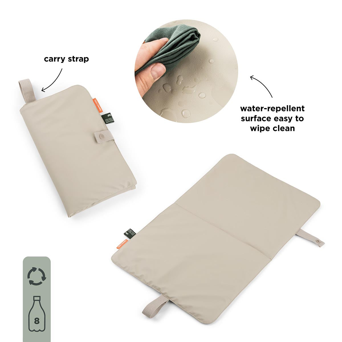 Done by Deer Foldable Changing Mat Sand