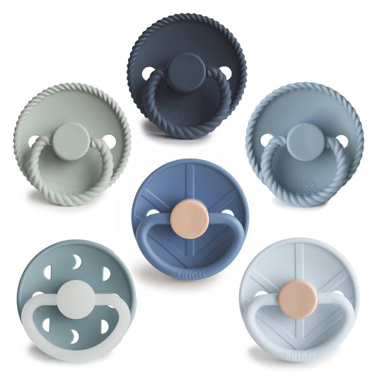 FRIGG Multi Pacifier 6 Pack Silicone