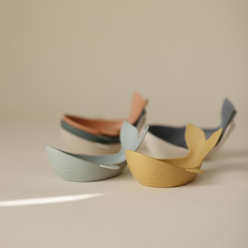 Mushie Whale Bath Stackers Original