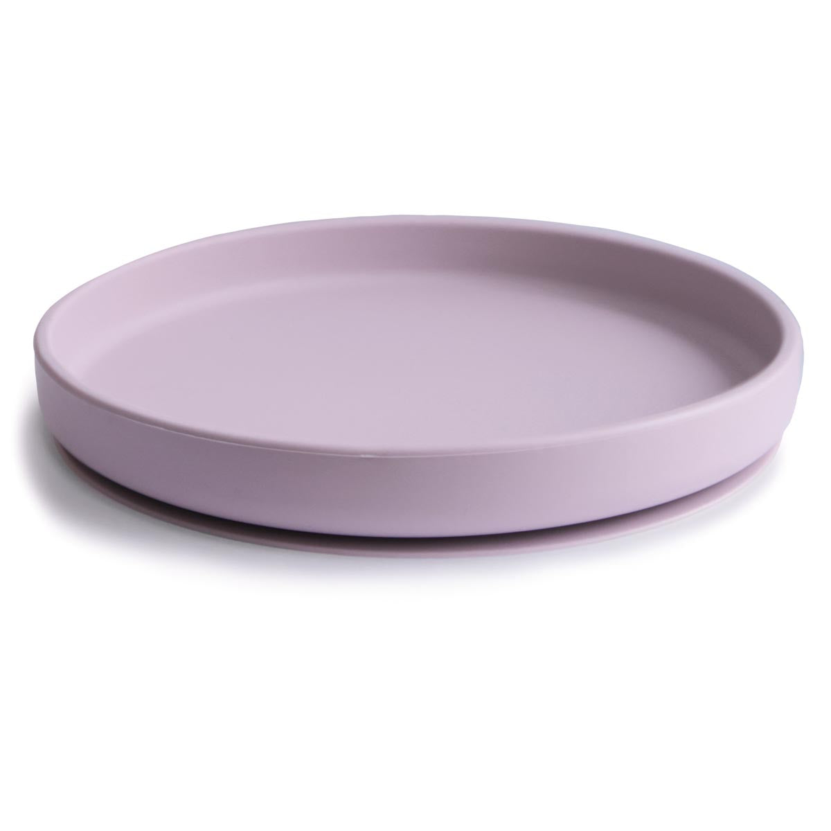 Mushie Silicone Classic Plate Soft Lilac