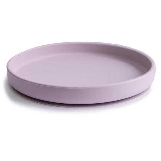 Mushie Silicone Classic Plate Soft Lilac