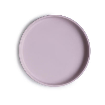 Mushie Silicone Classic Plate Soft Lilac