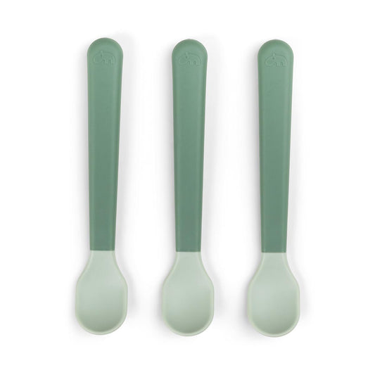 Done by Deer Foodie Easy Grip Spoons Green