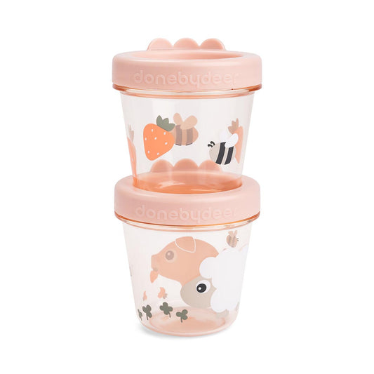 Done by Deer Baby Food Containers 2pk Powder