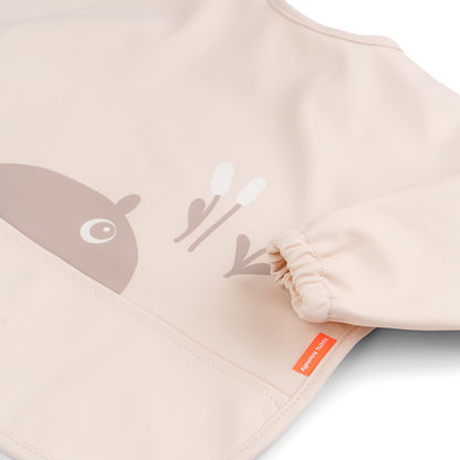 Done by Deer Sleeved Pocket Bib Powder