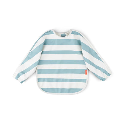 Done by Deer Sleeved Pocket Bib Striped