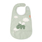Done by Deer Velcro Bib Happy Clouds Green