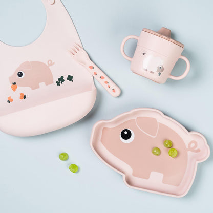 Done by Deer Silicone Bib Pigee Powder