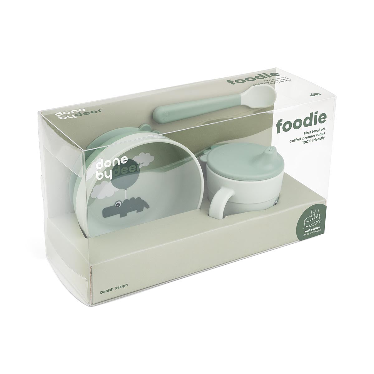 Done by Deer Foodie First Meal Set Green