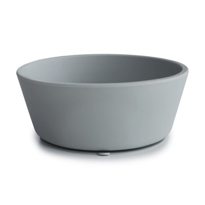 Mushie Silicone Suction Bowl Stone