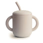 Mushie Training Cup & Straw Sand