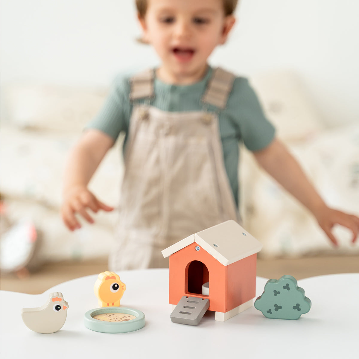 Done by Deer Tiny Farm Play Set Clucky
