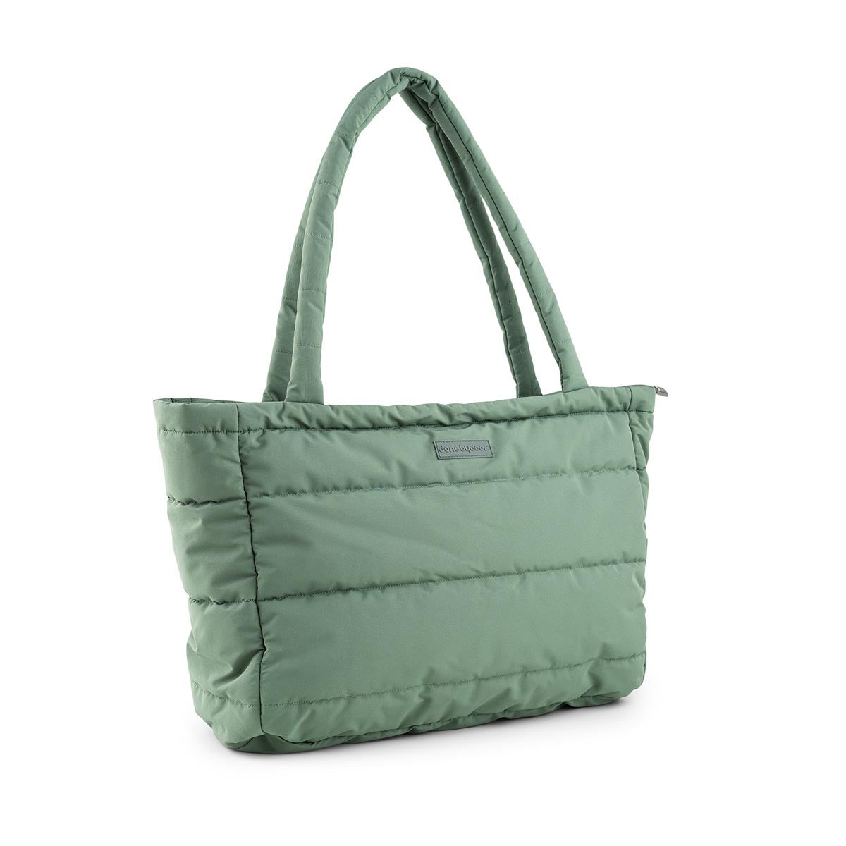 Done by Deer Quilted Changing Tote Green