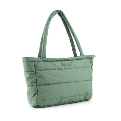 Done by Deer Quilted Changing Tote Green