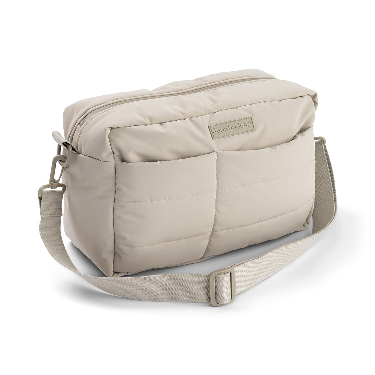 Done by Deer Quilted Stroller Bag Sand