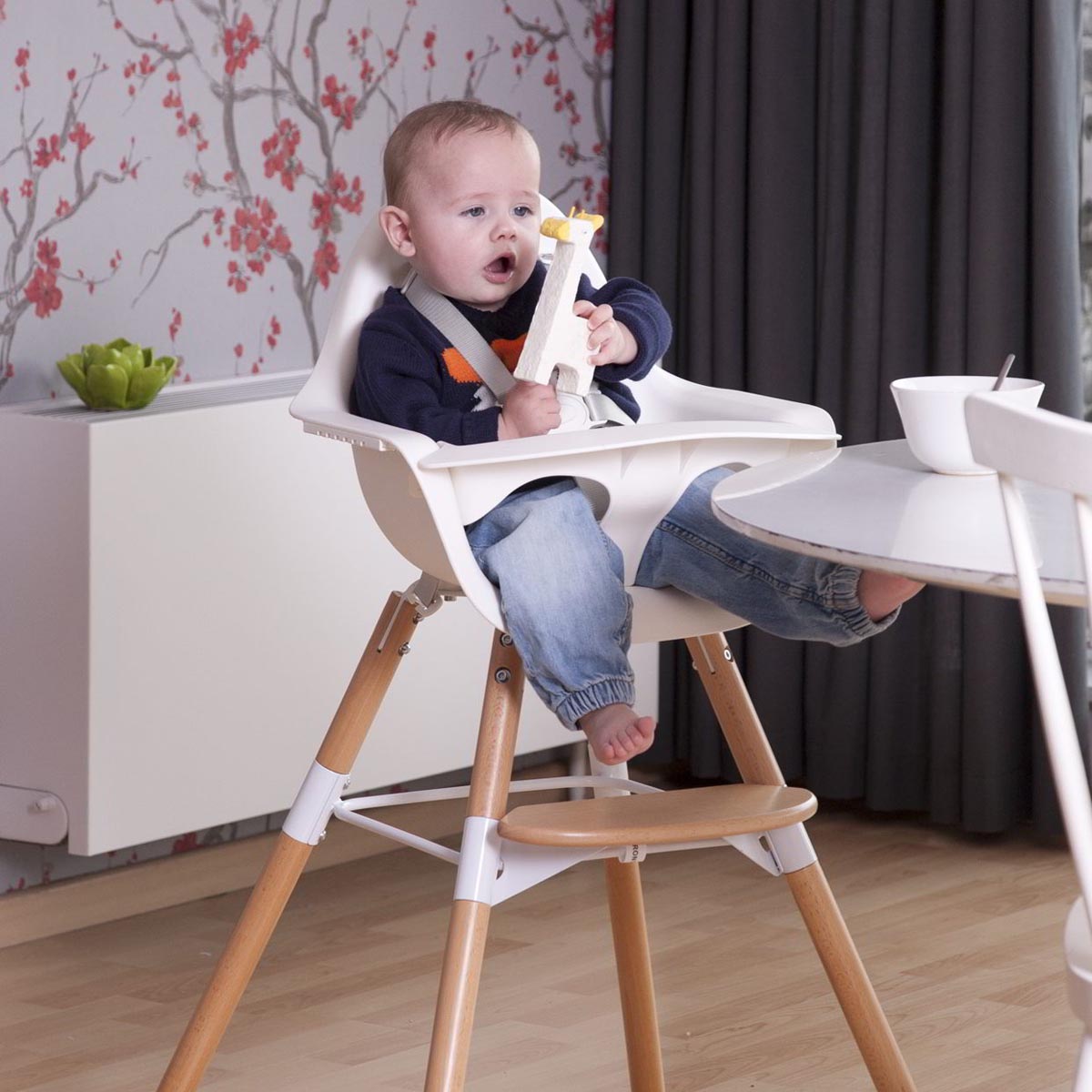 Childhome Evolu 2 High Chair - White