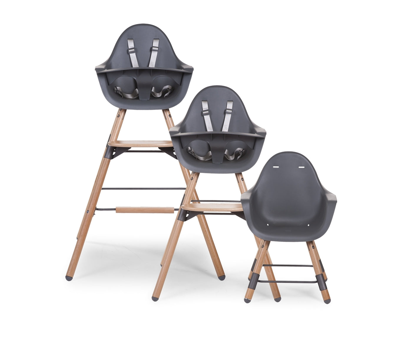 Childhome Evolu 2 Highchair Anthracite