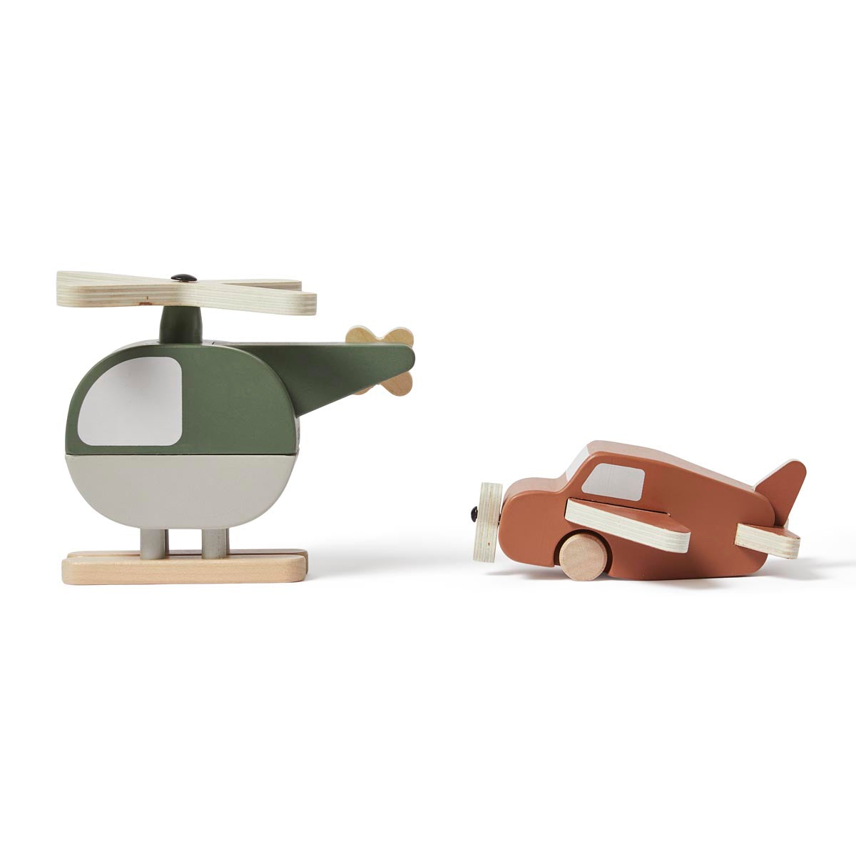 Flexa Wooden Helicopter and Plane