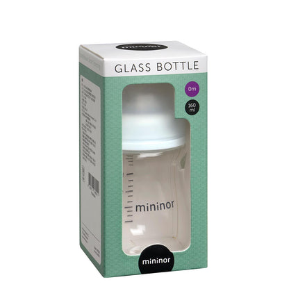 Mininor Baby Bottle – Glass 160 ml 0mth+