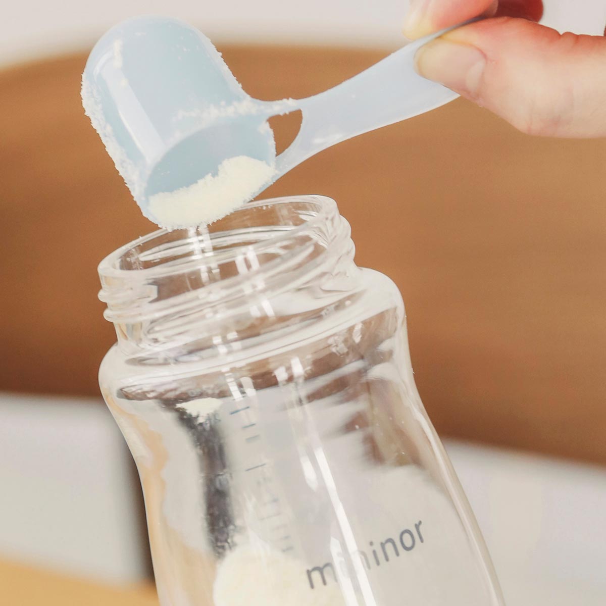 Mininor Baby Bottle - Glass 240 ml 3mth+