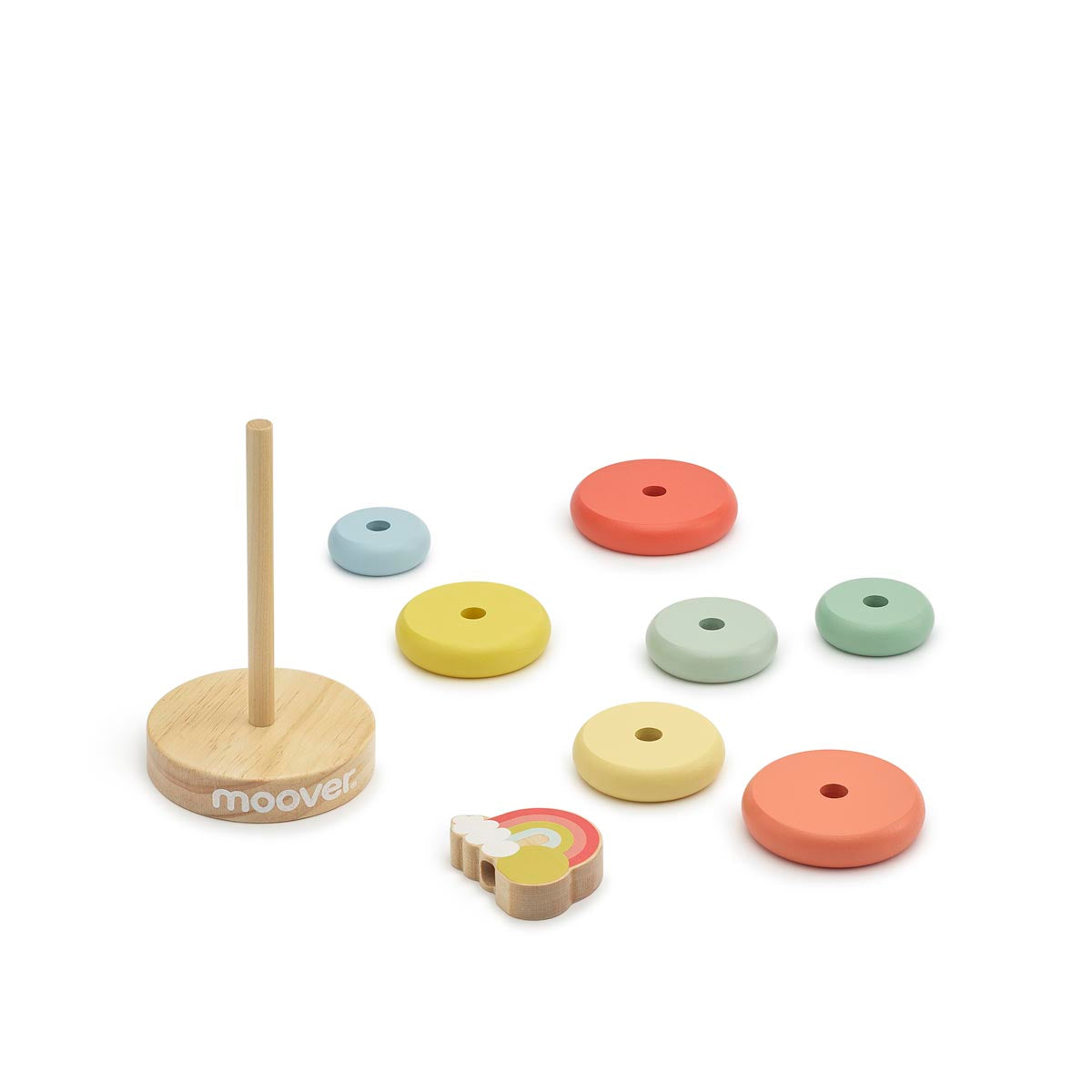 Moover Toys Essentials Wooden Rings