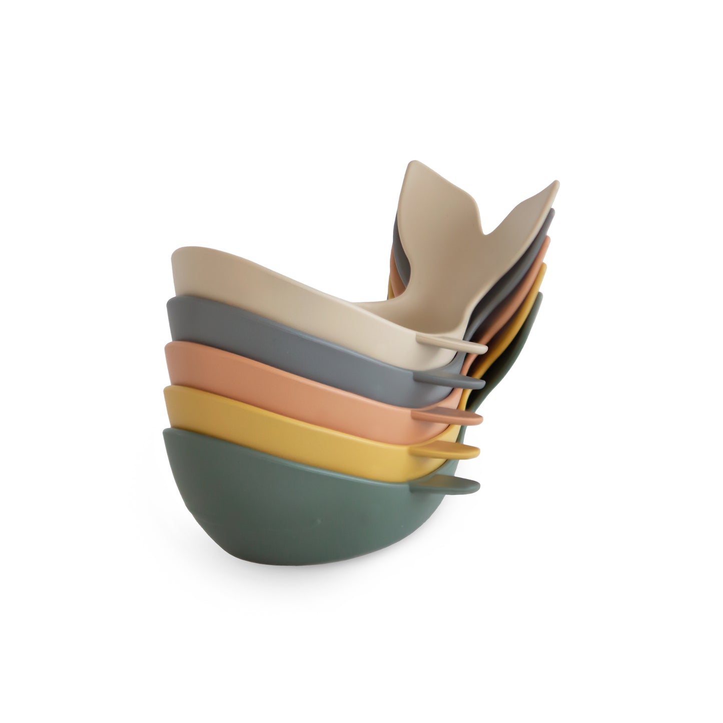Mushie Whale Bath Stackers Retro