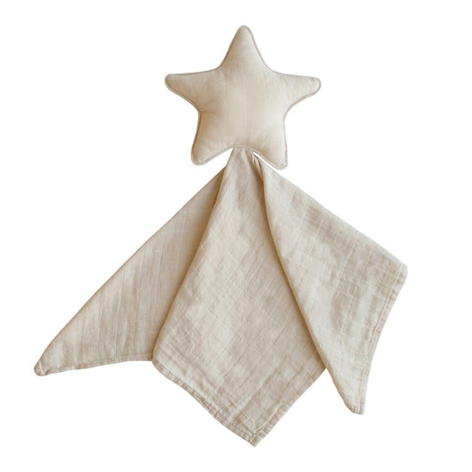 Mushie Lovey Star Blanket Fog