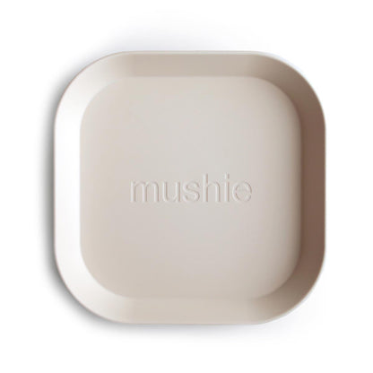 Mushie Square Dinner Plates 2 Pack