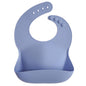 Mushie Silicone Bib Blue