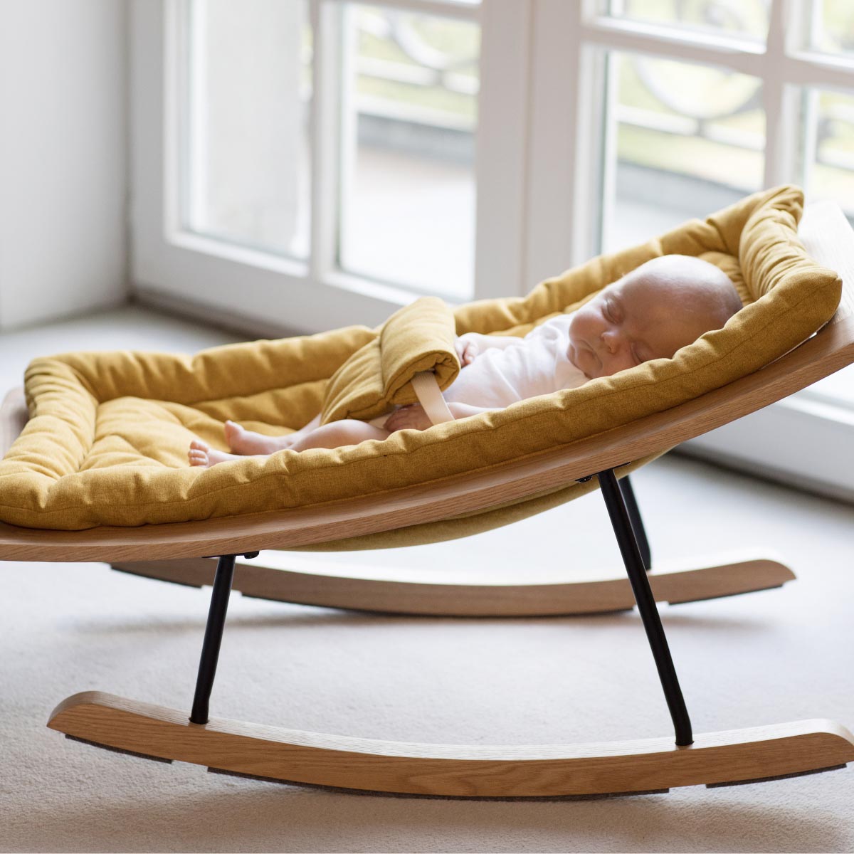 Quax Rocking Baby Bouncer - Saffron